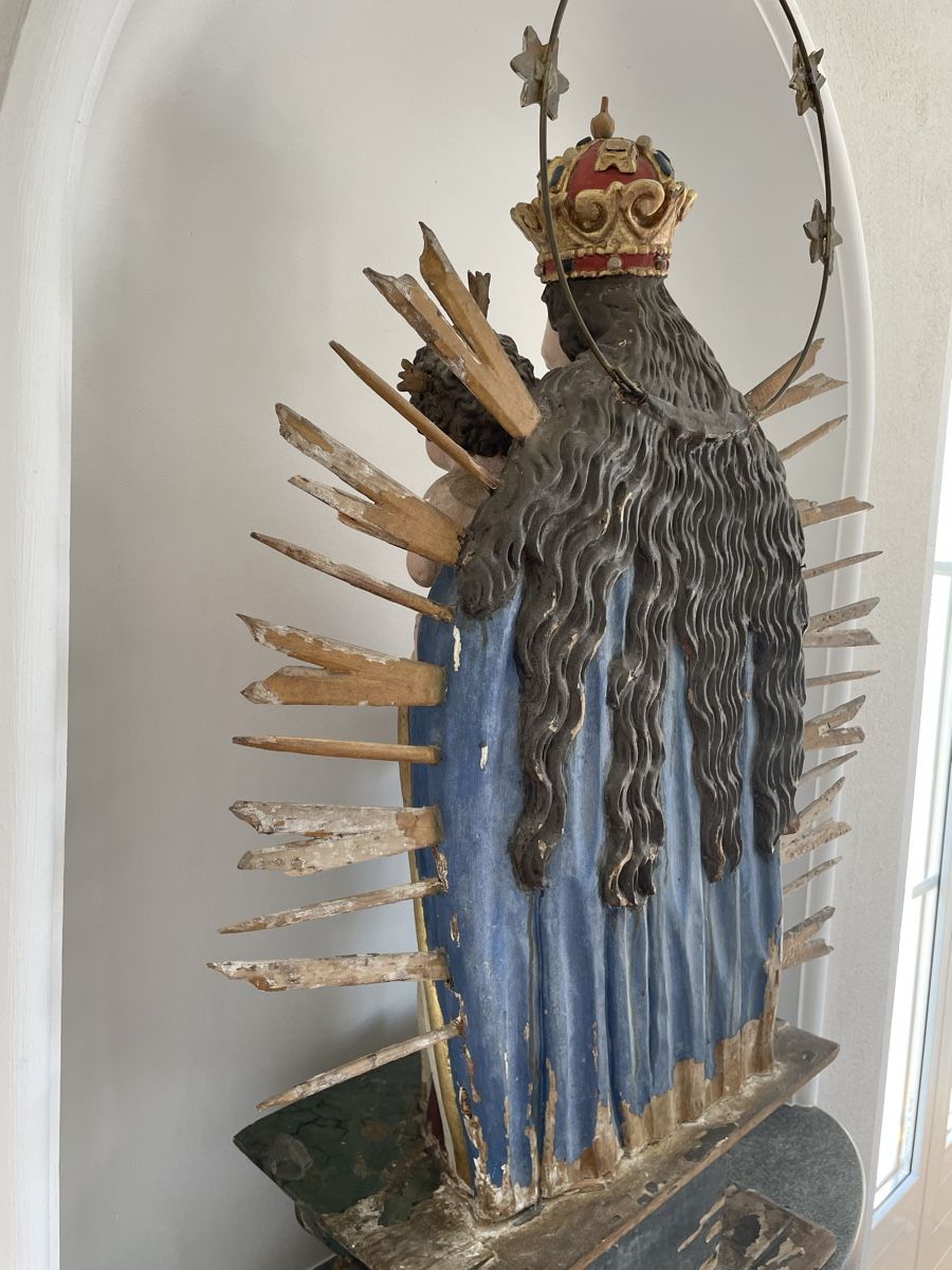 Sculture & Statue: Antike Madonna mit Kind – Usato da Siebnen venduto da Starlauf 8