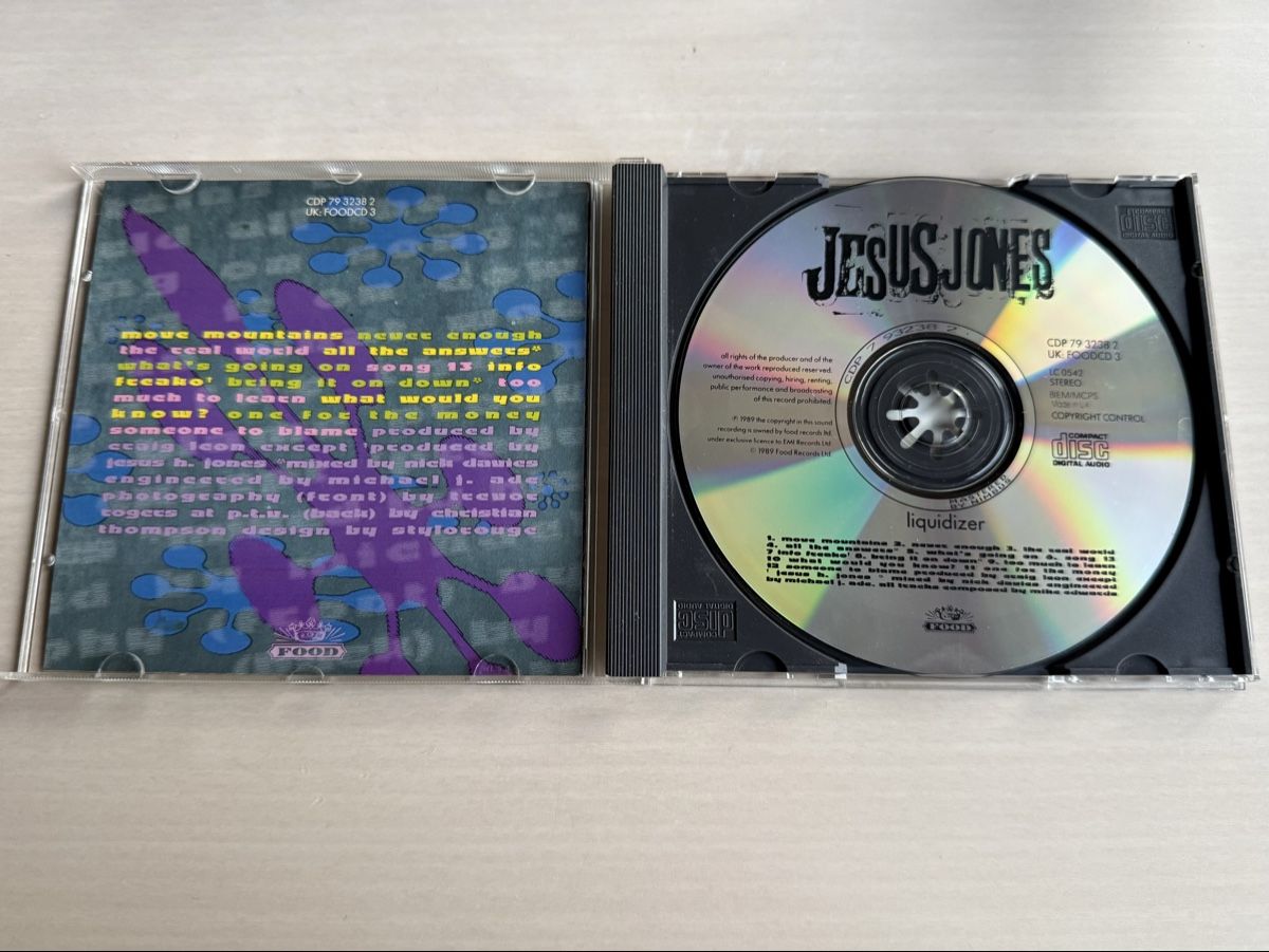 CD: Jesus Jones - Liquidizer CD Album 1989 – Usato da Oberried Brienz venduto da Chyara 2