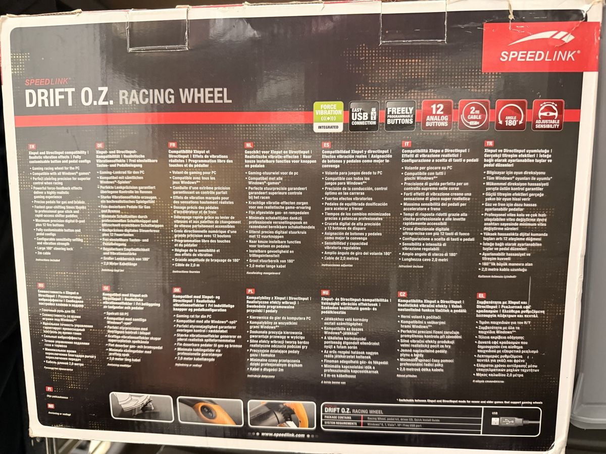 Controller: Racing Wheel mit Force Vibration – Gebraucht aus Kollbrunn von Leci 2