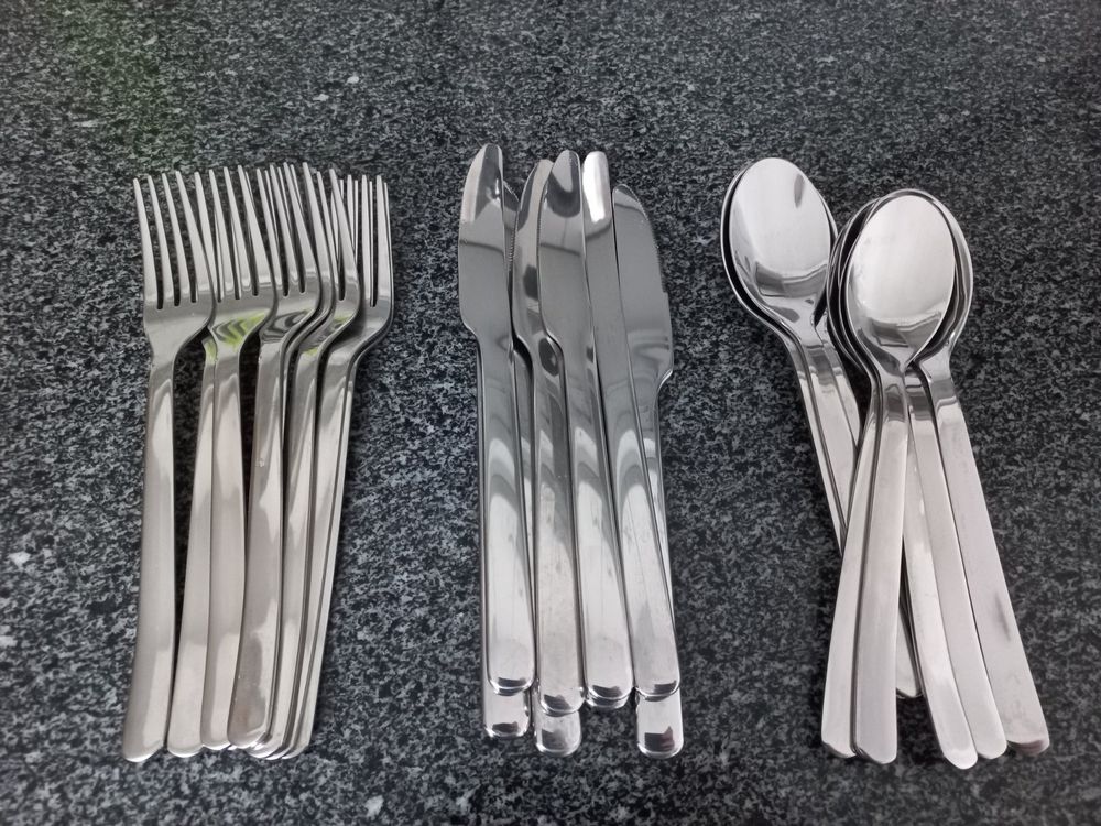 24-teiliges Edelstahl-Besteck-Set Von Kyraton – Für 6 Personen, Rostfrei & Spülmaschinengeeignet
