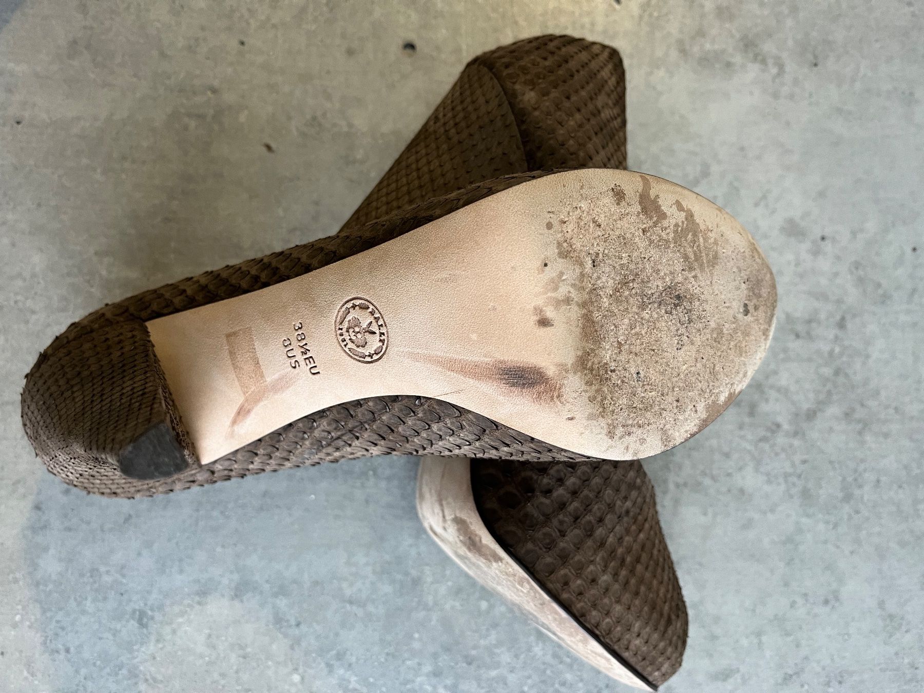 Bally Damenschuhe: BALLY Heels Python, Gr. 38.5 - NP: 795.- – Neu (gemäss Beschreibung) aus Zollikofen von spunk65 8