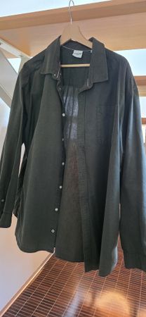 Jack & Jones Hemd 3XL Olivgrün | Langarm