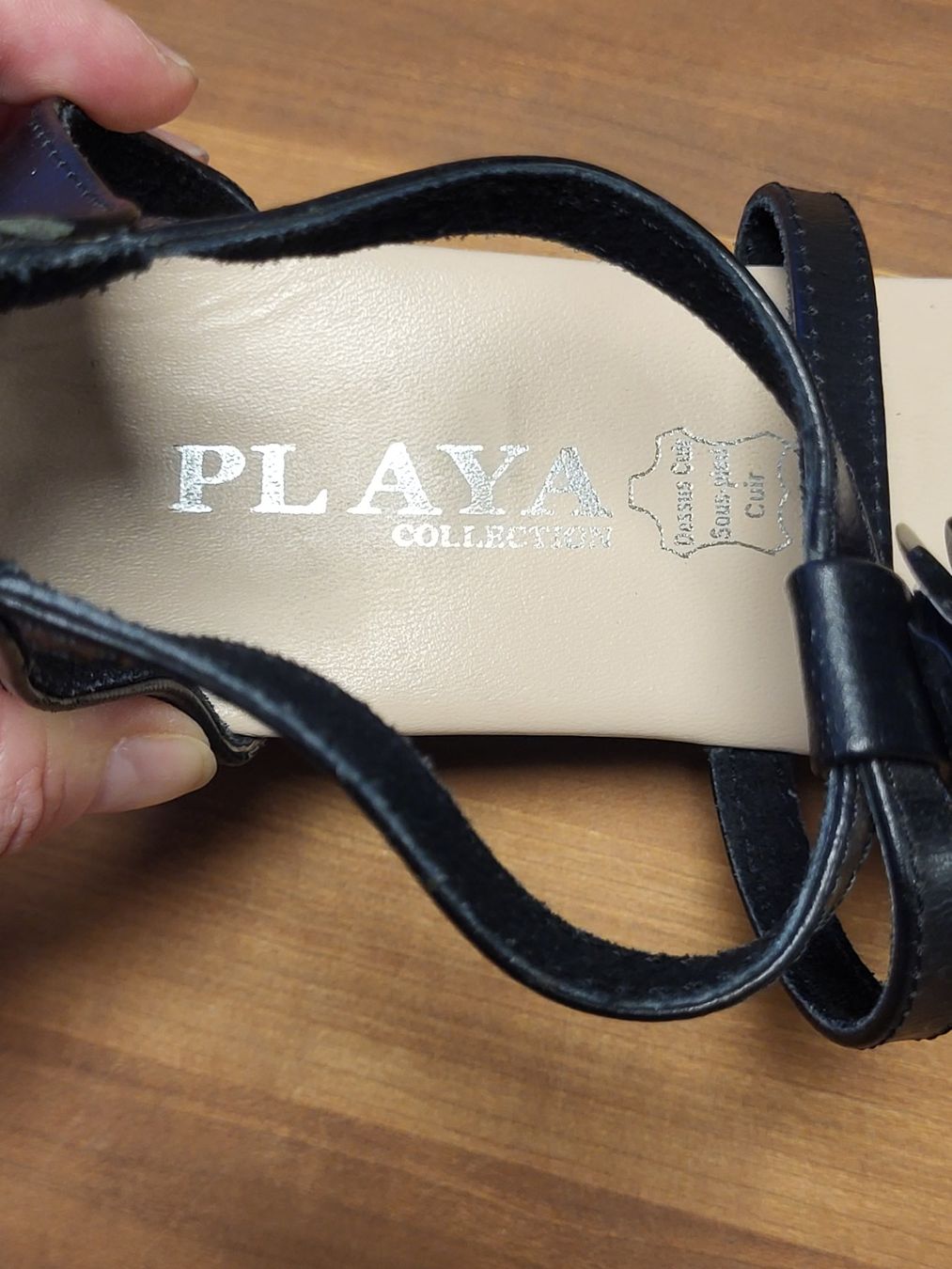 Scarpe da donna: Schwarze Sandalen von Playa Grösse 38 – Usato da Langenthal venduto da baesa 1