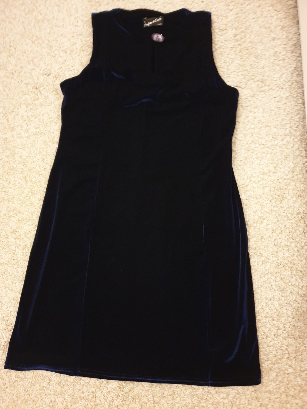 Vestiti: Robe soirée 38, bleu foncé,  velours – Usato da Neuchâtel venduto da Verenas12 3