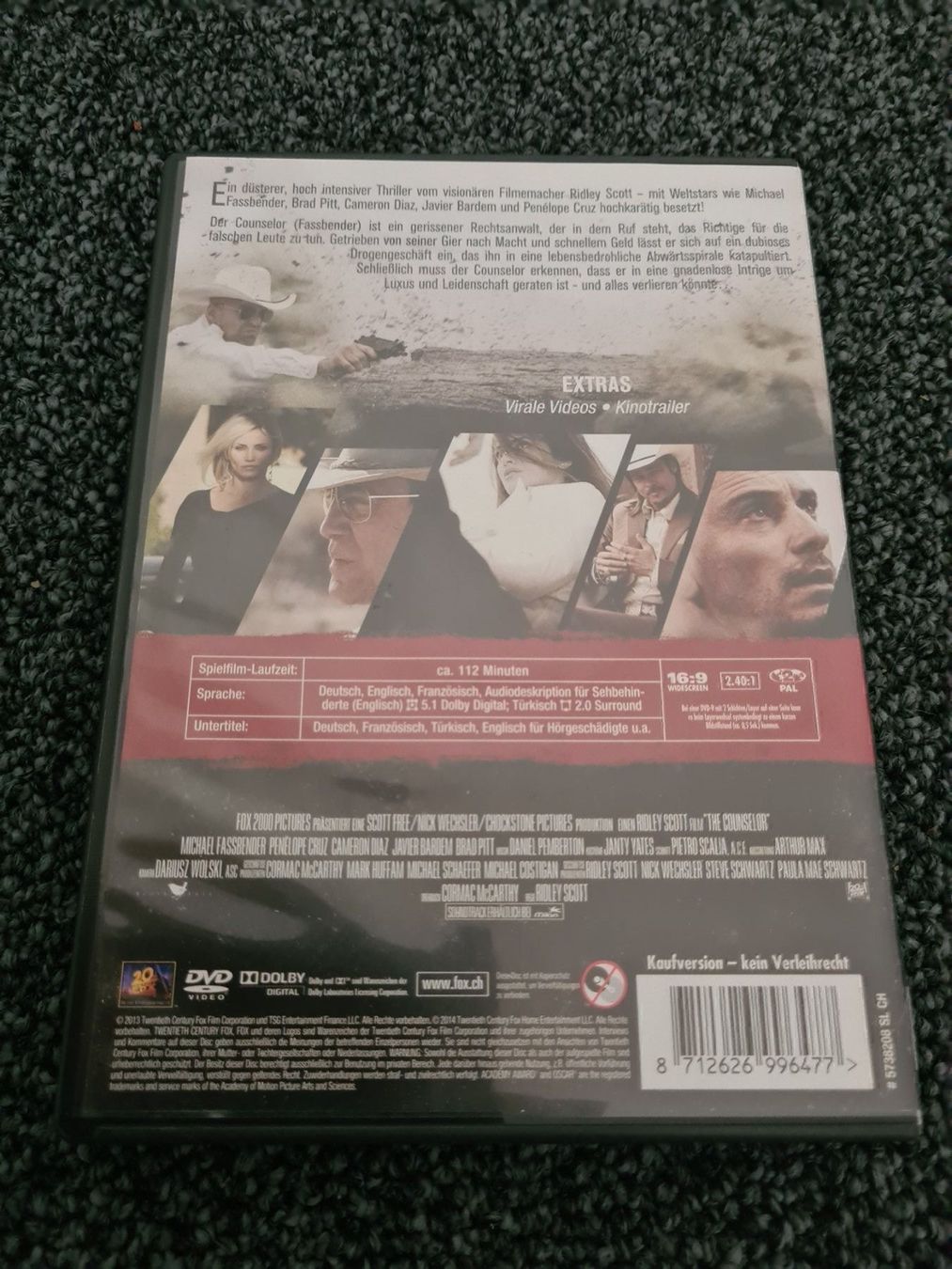 Tutti i DVDs: THE COUNSELOR(8758) – Usato da Ruswil venduto da M71 1