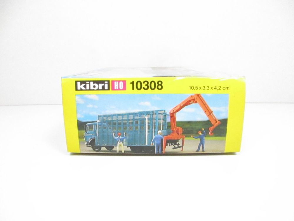 Kibri Modelleisenbahnen: Kibri H0 10308 Mercedes-Benz Glastransporter mit Ladekran – Neu und originalverpackt aus Olten von Heinrich875 3