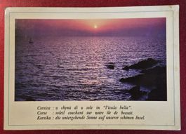 Corse / Korsika Sonnenuntergang 1986