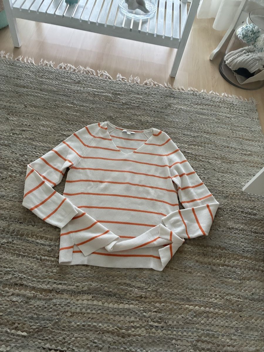 Esprit Pulls & Sweat-shirts: Esprit Baumwolle Pullover. Gr.S, weiss orange  – Neuf (Voir description) à Dübendorf par mar_s66c 1