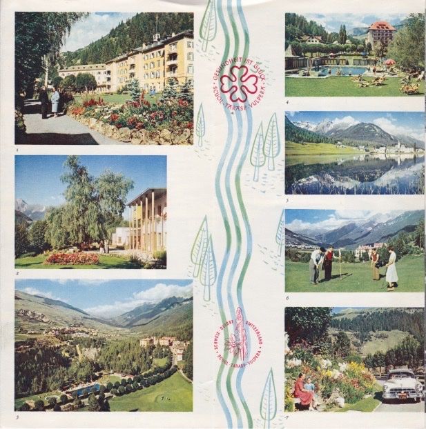 Documenti: Farbprospekt SCUOL - TARASP - VULPERA. 1952 – Usato da Schlieren venduto da Rapaelli 1
