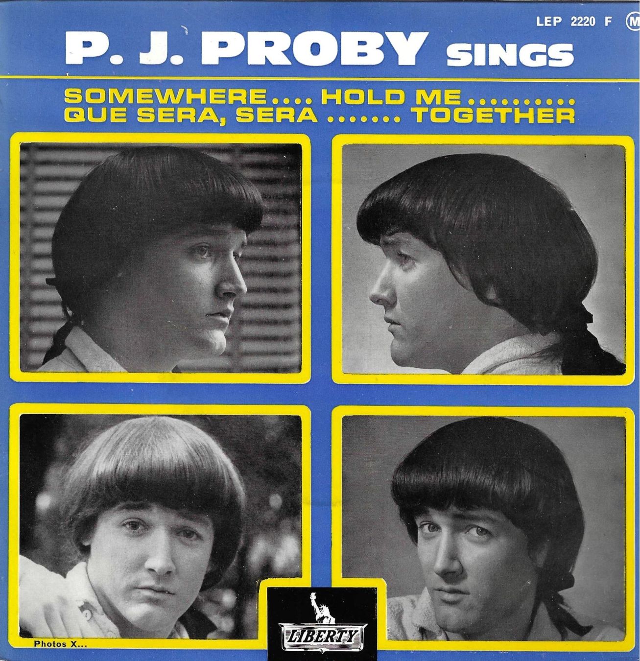 Dischi in vinile: P. J. Proby EP - Somewhere – Usato da Savagnier venduto da Ne2065