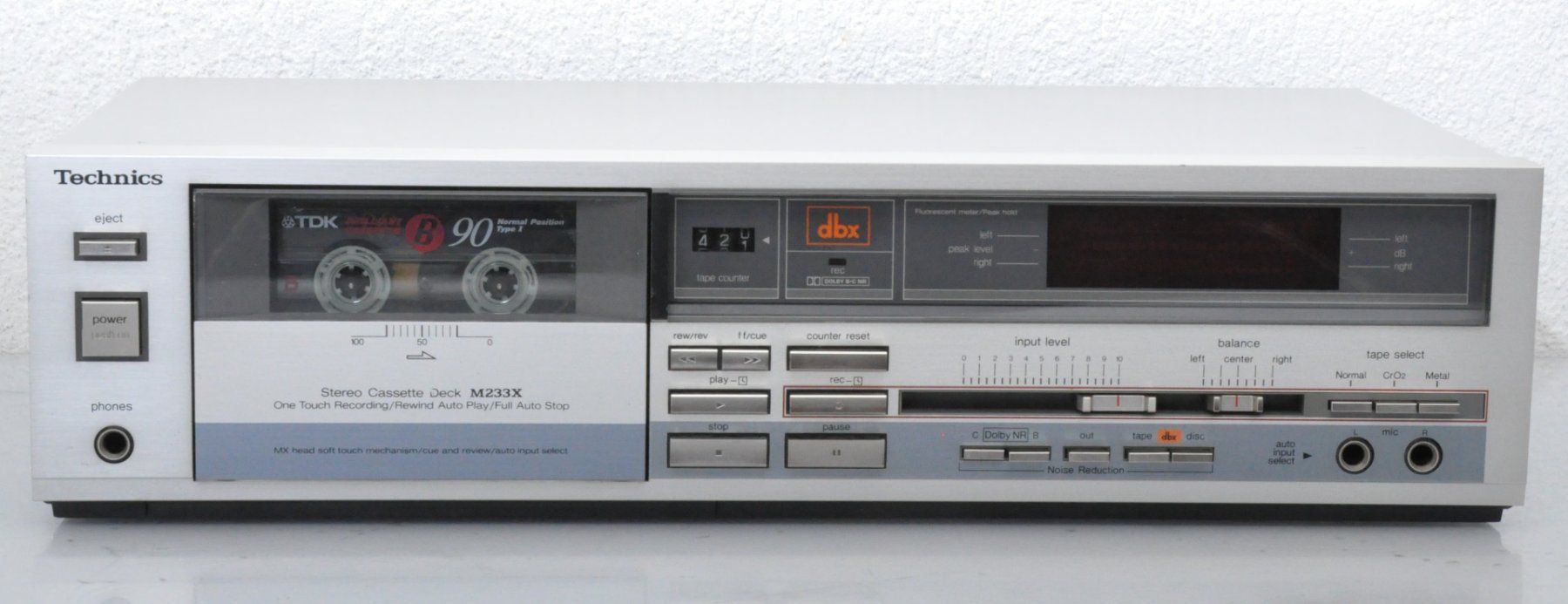 Technics Registratori: Technics RS-M233X Stereo Cassette Deck (1983-84) – Usato da Oberglatt ZH venduto da Kumar2