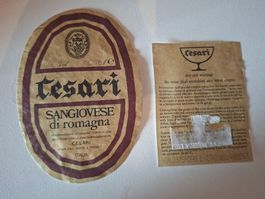 Ettikette Cesari Sangiovese di Romagna 0.75L