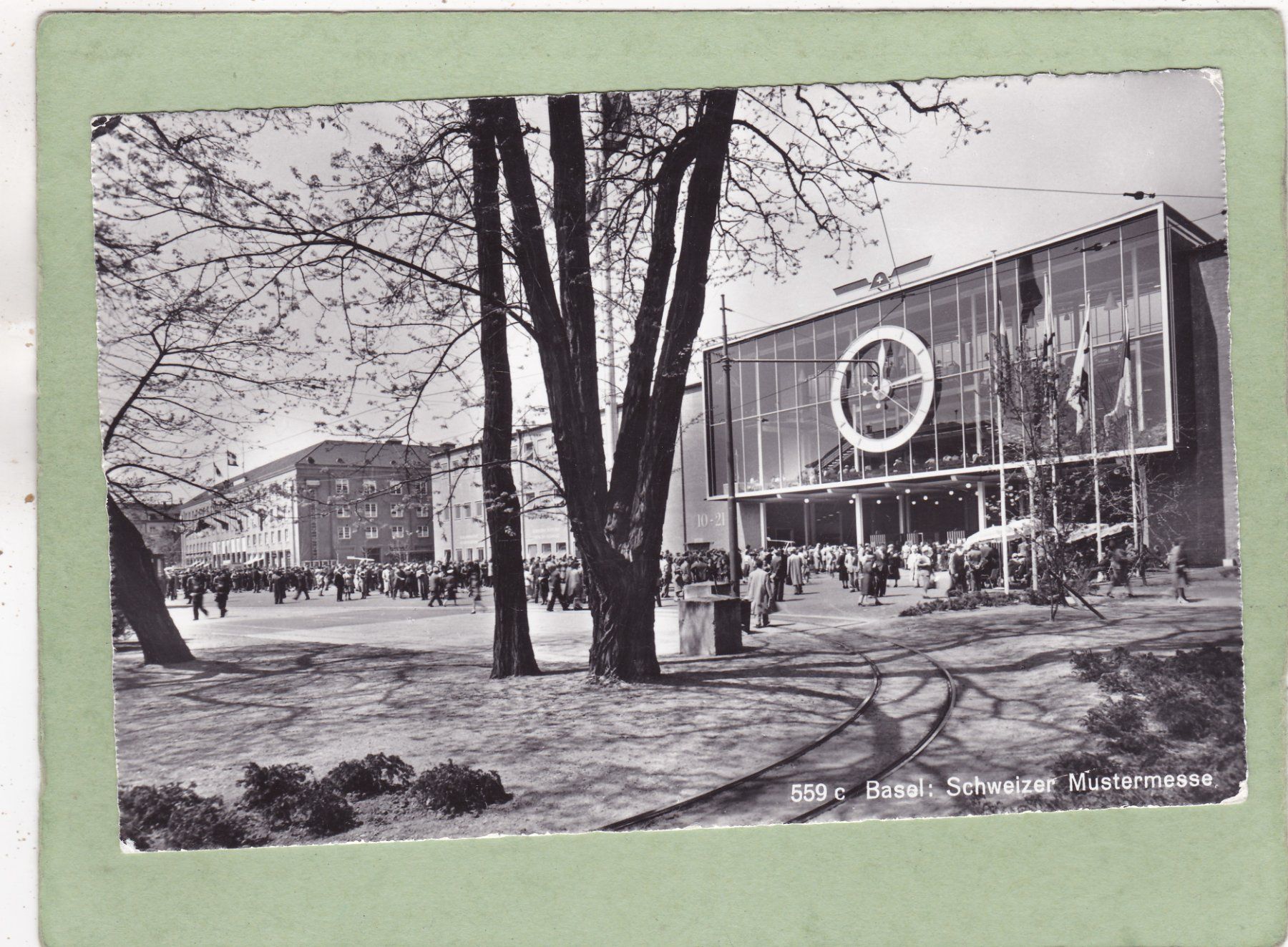 Ansichtskarten: Basel Schweizer Mustermesse 1963 – Gebraucht aus Herisau von Lisegrat2008