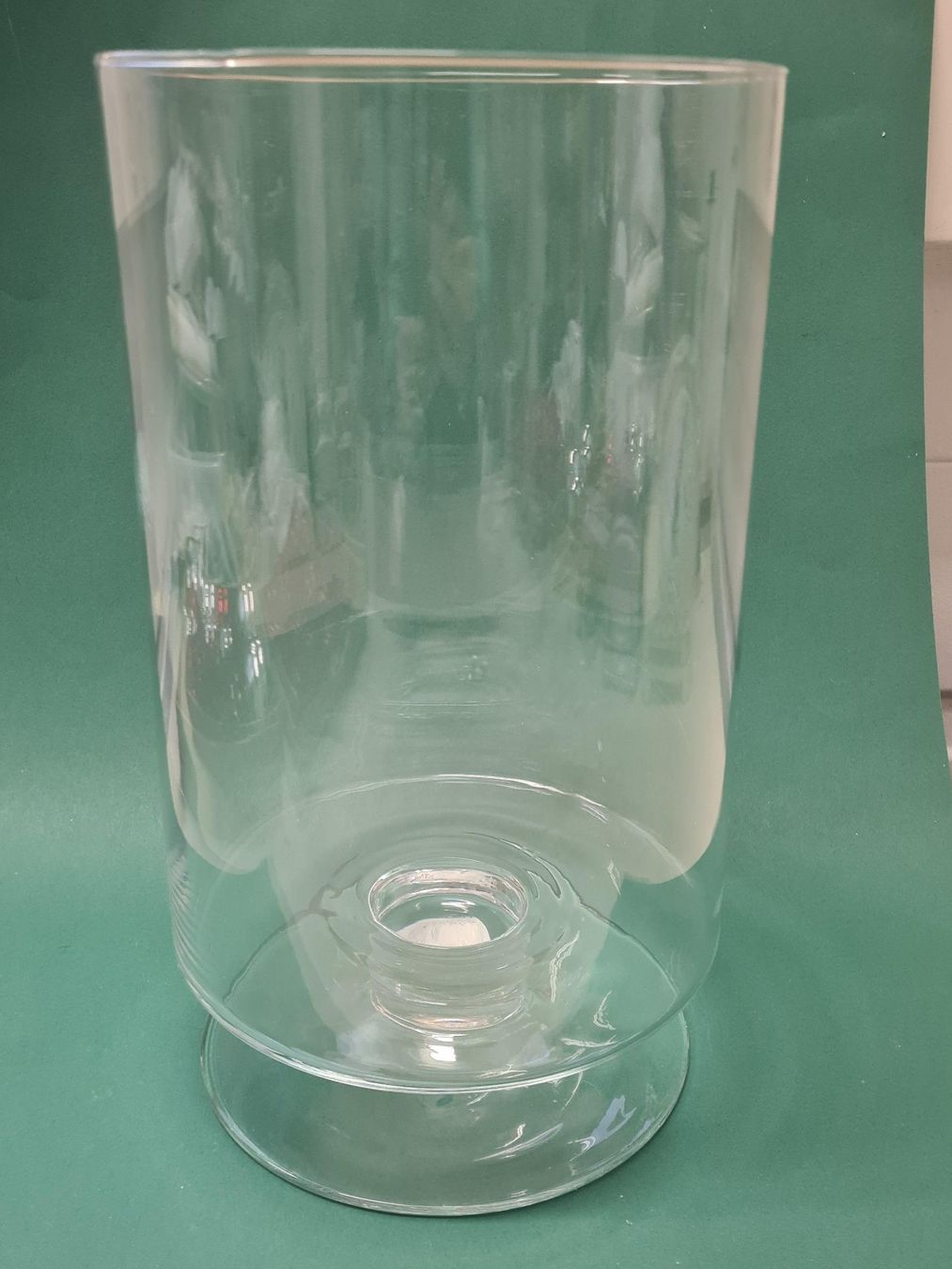 Alle Dekorationen: 1x Windlicht aus Glas mit oder ohne Deko Höhe 34.5cm – Gebraucht aus Urdorf von sumrum 1