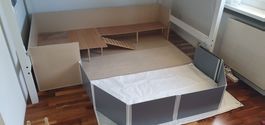 Gehege/Stall für Meerschweinchen/Schildkröten 200x120x52cm