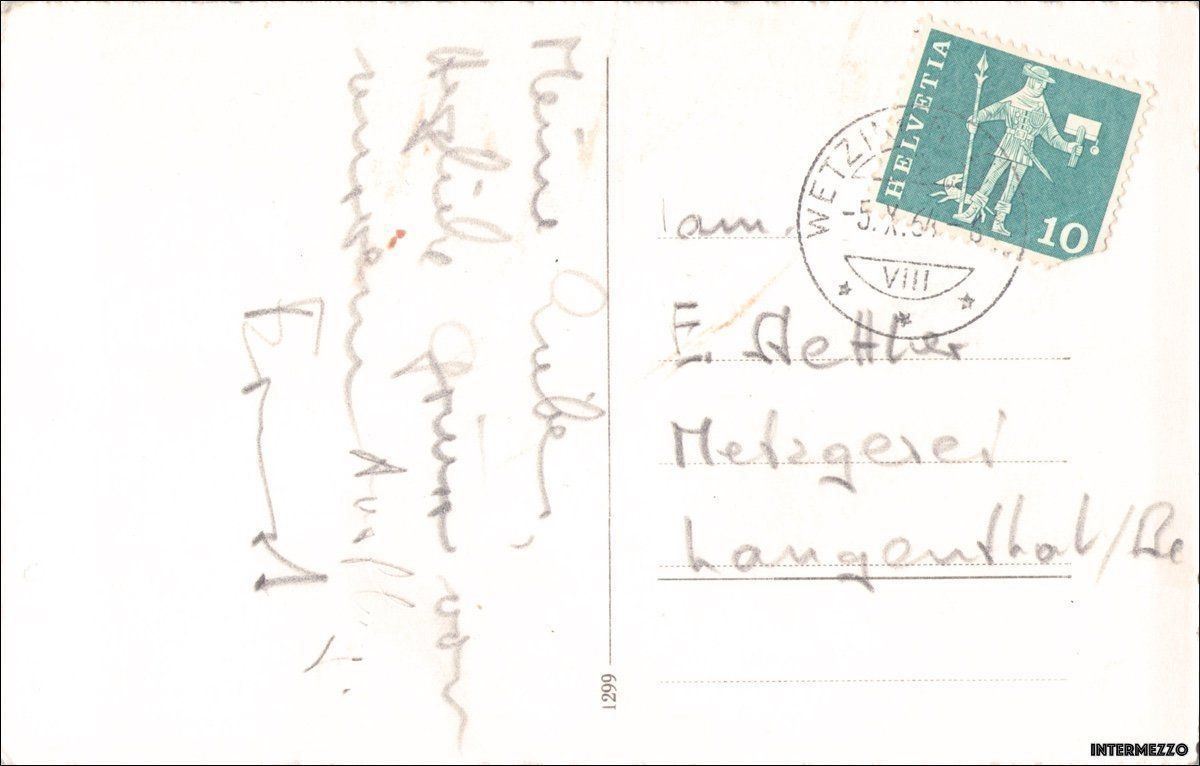 Cartoline postali: Bahn // Vitznau Rigi 1964 // Zahnrad – Usato da Basel venduto da intermezzo12 1