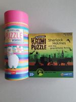 Puzzle-Set "Krimi Puzzle Sherlock Holmes" und "Lama"