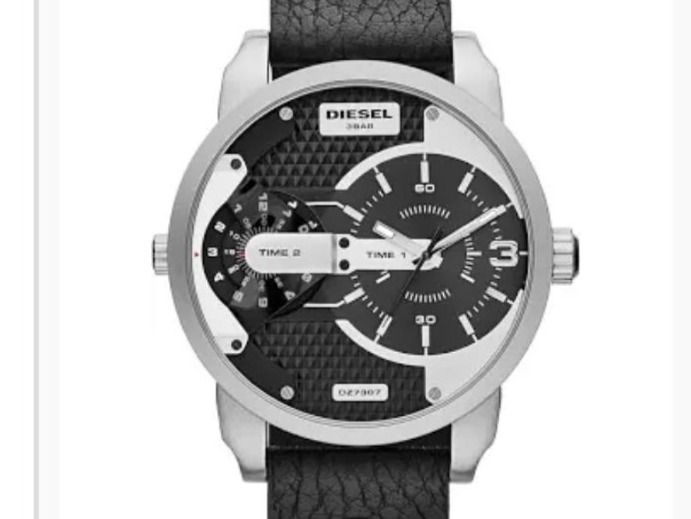 Diesel Herrenuhr Chronograph DZ7307 Lederarmband (Gebraucht) in