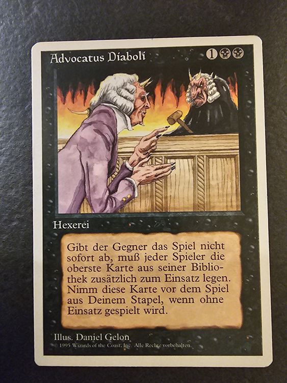 Magic the Gathering Advocatus Diaboli Rarität! (Gebraucht) in Wisen SO ...