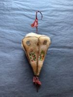 Alter Weihnachtsschmuck Watte Schirm 1920