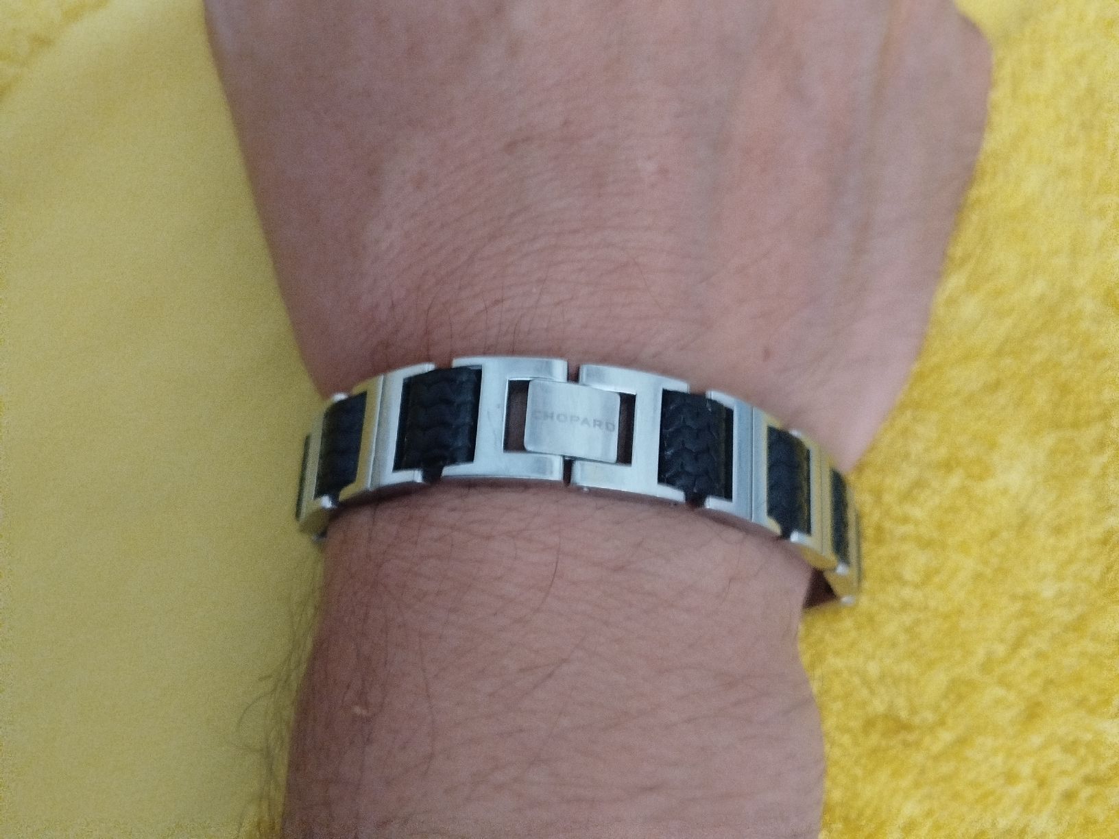 Chopard Bracciali & Braccialetti: Bracelet Chopard Classic Racing acier et caoutchouc. – Usato da Tolochenaz venduto da Arianit 7