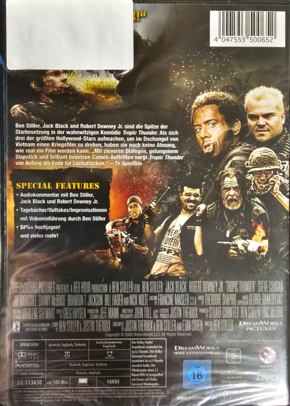 Tutti i DVDs: Tropic Thunder – Nuovo e nell'imballaggio originale da Wahlen b. Laufen venduto da Cg10 1