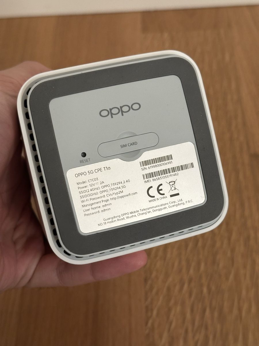 Oppo Modems & Router: Oppo 5g CPE T1a Router – Gebraucht aus Zürich von Brik233 2