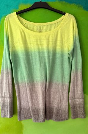 American Eagle Longshirt / Longarmshirt Gr. L Ombre-Verlauf