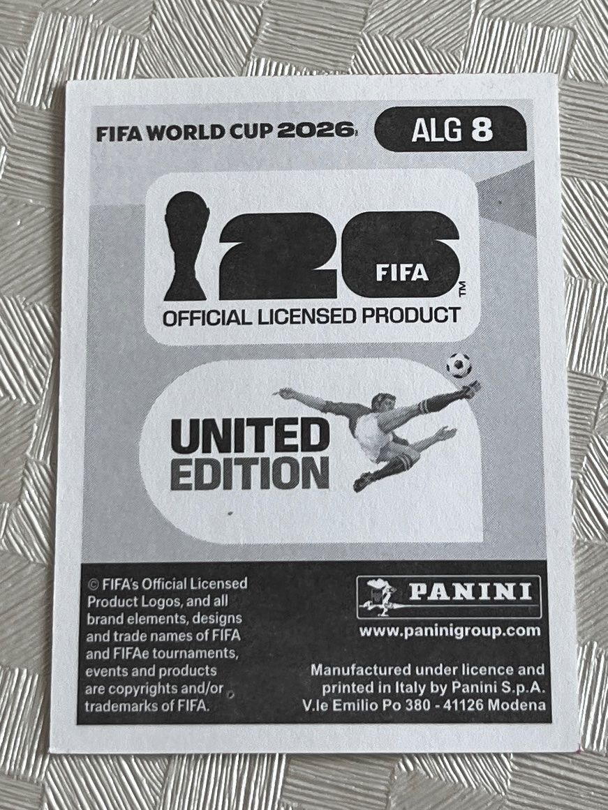 Panini Sammelbilder & Trading cards: Panini Fifa World Cup 2026 ALG 8 – Gebraucht aus Winterthur von Numero1 1