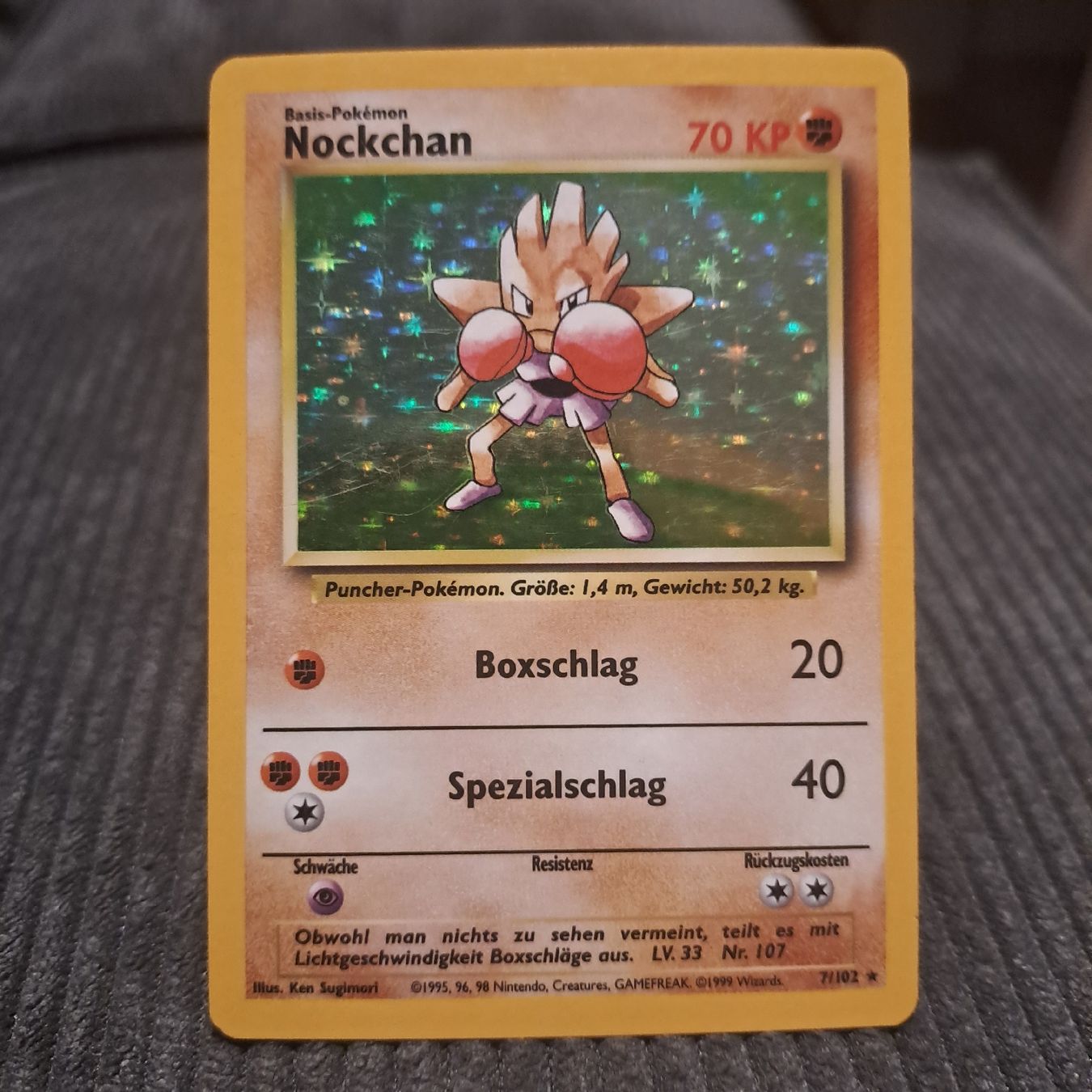 Pokémon Cartes à collectionner: Nockchan Holo, Base Set 7/102 – Neuf (Voir description) à Düdingen par Ruge91 3