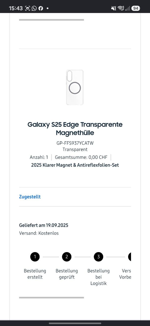 Samsung Telefoni cellulari / Smartphones: Samsung Galaxy S25 Edge 256gb – Usato da Eglisau venduto da Zuerich8055 4