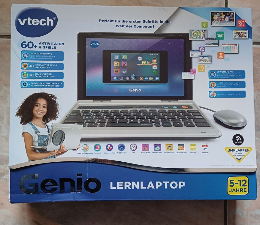 VTech Genio Máster Color Bilingüe Azul - Portátil Infantil