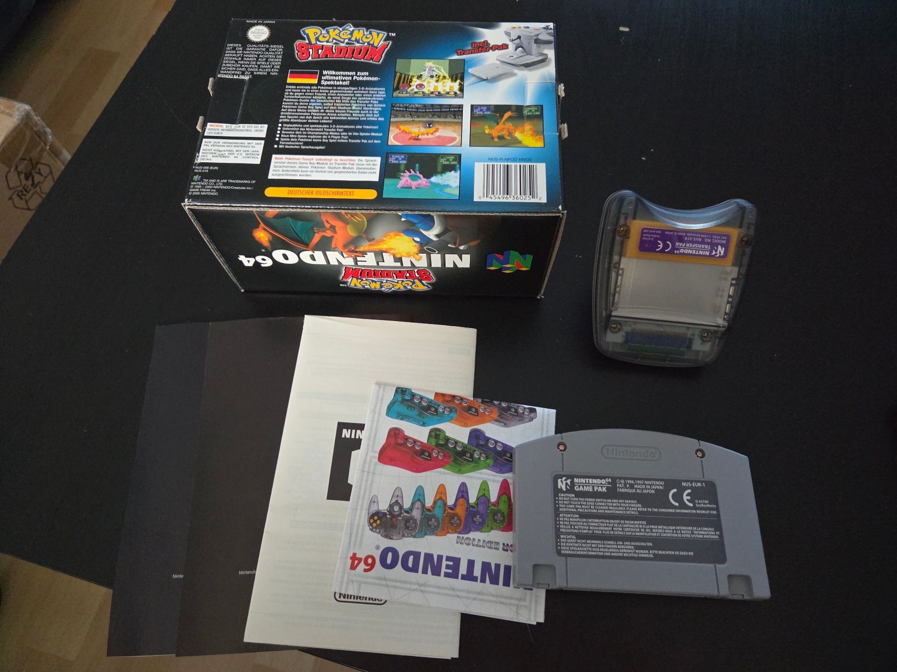 Pokémon Giochi: N64 - Pokemon Stadium Big Box mit Transfer Pak – Usato da Vilters venduto da oOLinkOo 3