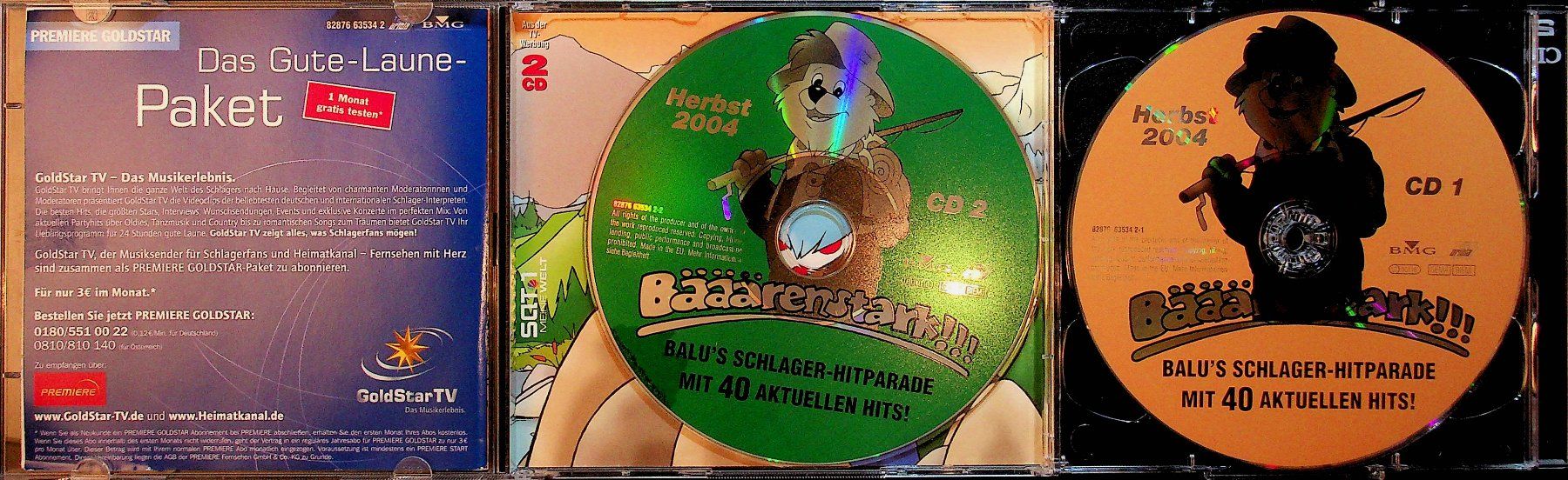 CD: Doppel-CD  Bääärenstark Balu's Schlagerhitparde 2004 – Usato da Reitnau venduto da Zaomir 2