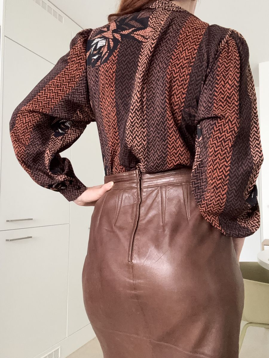 Escada Gonne: Escada Lederrock, vintage, Gr. 40 – Usato da Rheinfelden venduto da Jeva-Anna 4