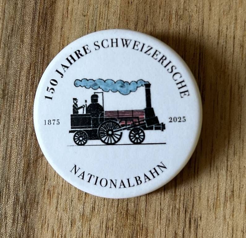 Plaketten & Abzeichen: Nationalbahn Ansteck-Button – Gebraucht aus Brugg AG von FlowerStreet