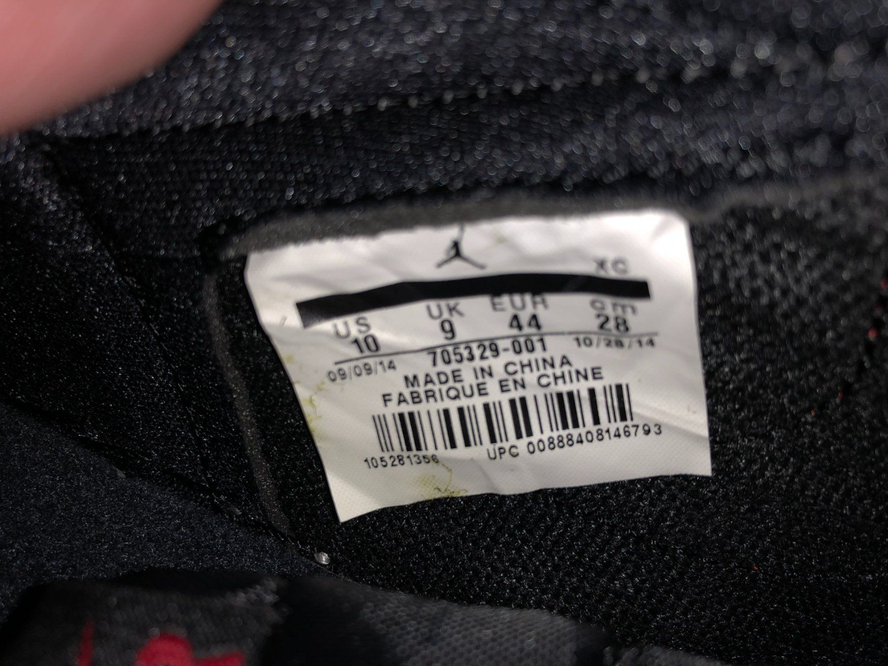 Jordan Scarpe da uomo: Nike Air Jordan 1 Low "BRED" 2015 - EU44 – Usato da St. Moritz venduto da comeflywithme 6
