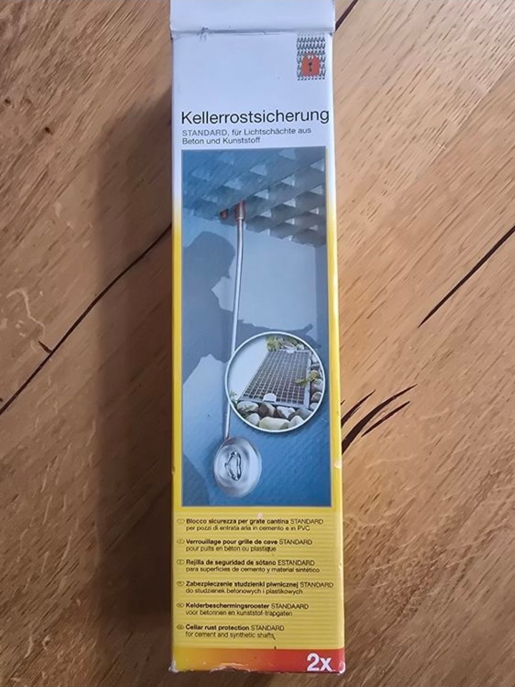 Griglie e Inferriate: Kellerrostsicherung Standard 2x - Schachtabdeckung neu – Nuovo e nell'imballaggio originale da Kestenholz venduto da _Nostalgia_ 4