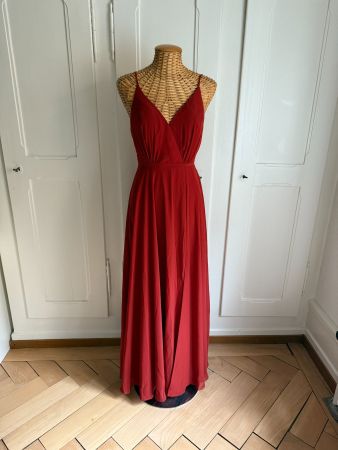 JJ'S HOUSE - Maxikleid Abendkleid rot XS