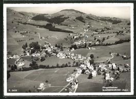 Schönengrund, Flugaufnahme, gelaufen 1950
