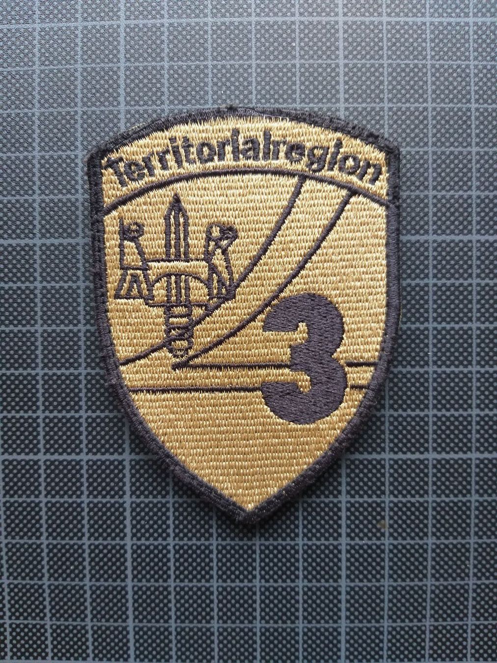Plaketten & Abzeichen: Verbandsabzeichen Territorialregion 3 – Gebraucht aus Bauma von SwissMilitaria