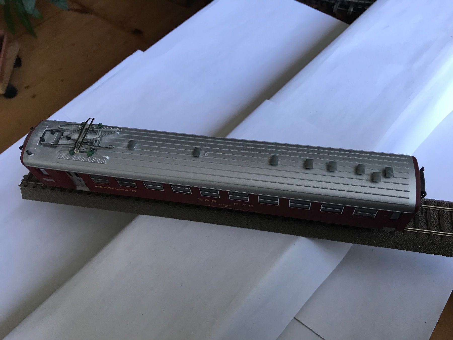Hag Modellini di ferrovie: HAG 405, restaurantwagen der SBB – Usato da Liestal venduto da ozo2005 4
