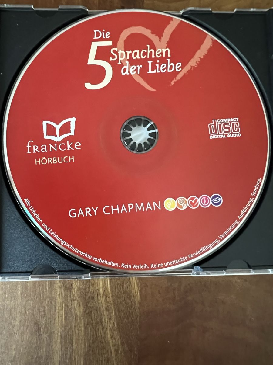 Audiolibri: Die 5 Sprachen der Liebe, Hörbuch, Gary Chapman – Usato da Aarberg venduto da Edelschungit 1