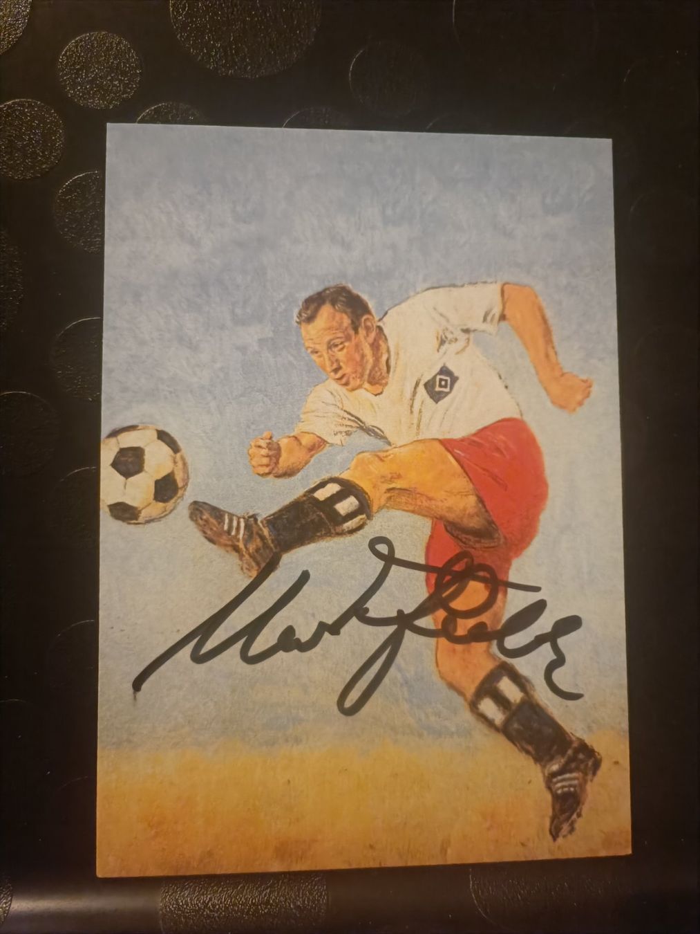 Autogramme: Uwe Seeler - Handsignierte Autogrammkarte – Gebraucht aus Menziken von Artographs