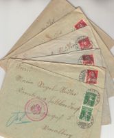 Altstätten - Dornbirn zensuriert 1915 - 1916, 6 Briefe