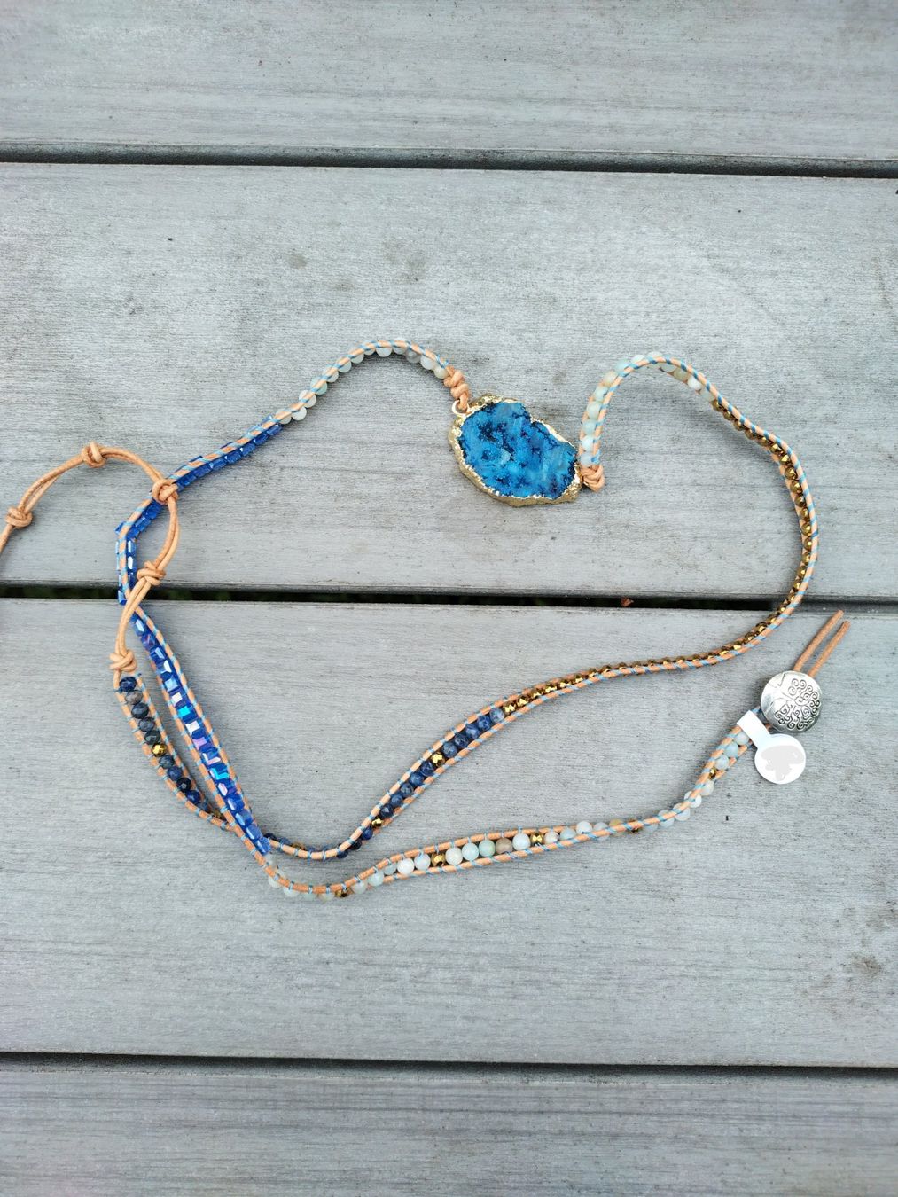Bracciali & Braccialetti: Damen Armband Blauer Stein – Nuovo (secondo la descrizione) da STEFFISBURG venduto da Sumerstorm