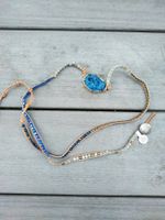 Damen Armband Blauer Stein