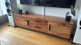 TV-Lowboard Fernsehmöbel Massivholz