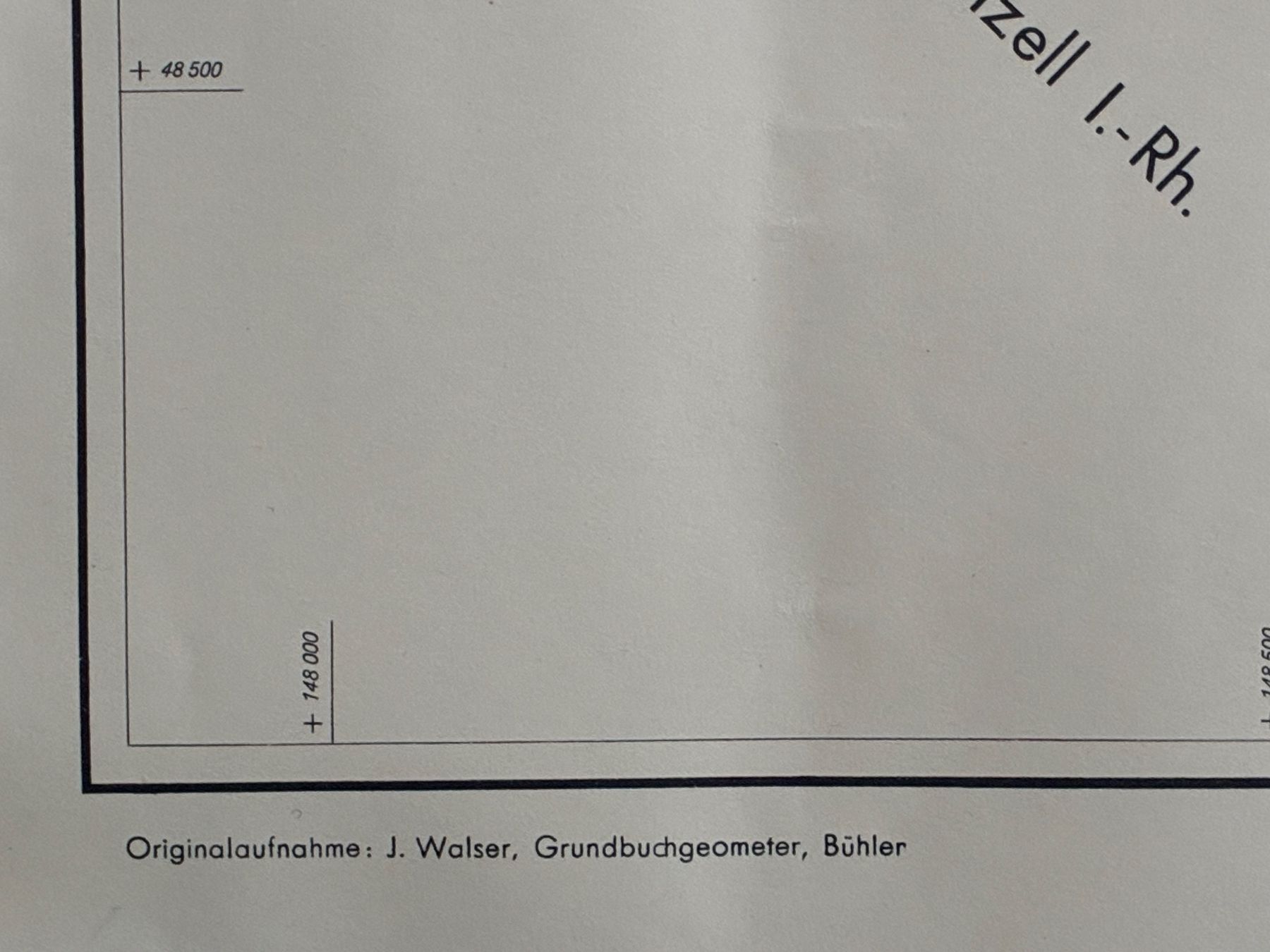 Cartine & Atlanti: Übersichtsplan Gemeinde Bühler AR, 1939, plano, gerollt – Usato da Urtenen-Schönbühl venduto da Kira1291 2