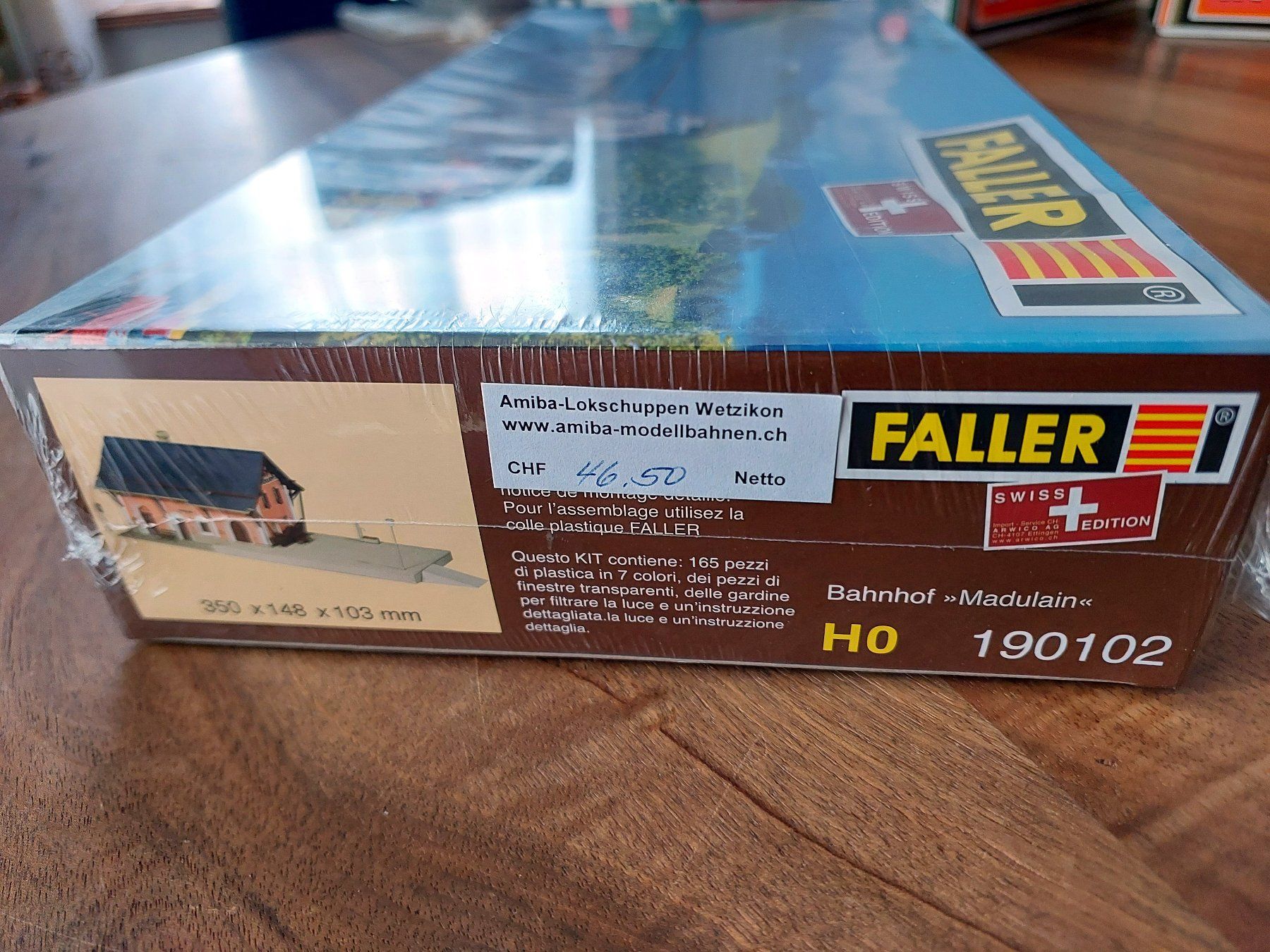 Faller Modellini di ferrovie: Faller H0 190102 - Bahnhof Madulain – Usato da Schönenwerd venduto da Steidi 1